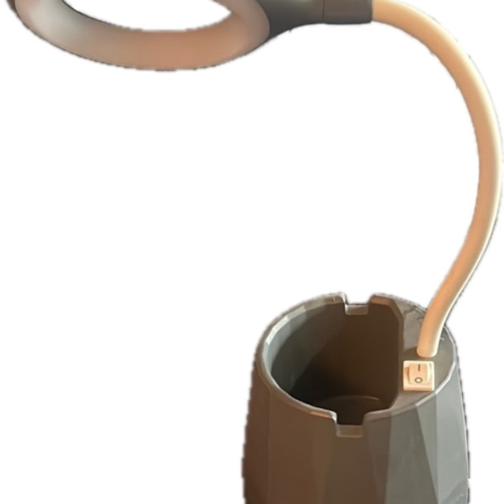 Gray Flexible Desk Lamp